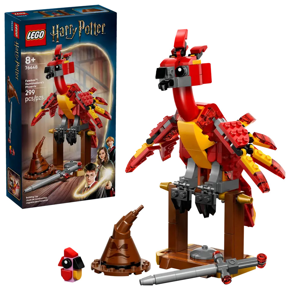 LEGO Harry Potter 76448 Fawkes : Dumbledore főnixmadara – fő nézet