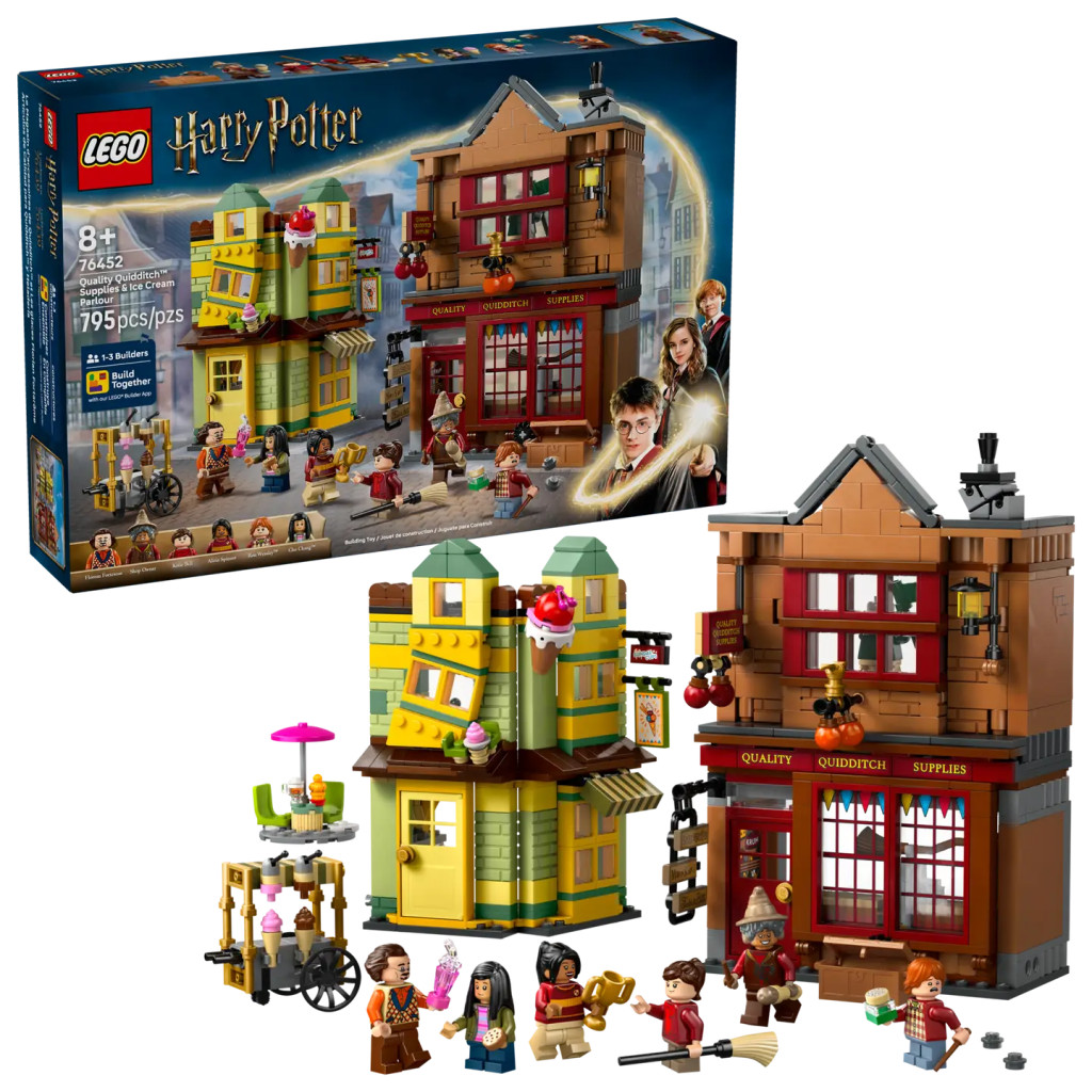 LEGO® Harry Potter 76452 - Kviddics™ a javából sportszaküzlet és a Fagylaltszal – fő nézet