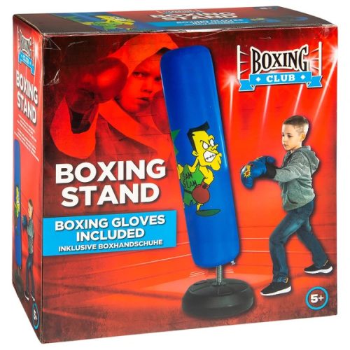 Sam Slam szabadon álló bokszzsák boxkesztyűvel, kék