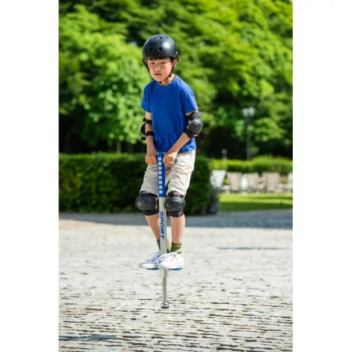 Pogo-Stick Sport kék, 3–5 év, Többszínű