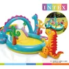 Intex Dinoland gyerekmedence csúszdával 302 x 229 cm