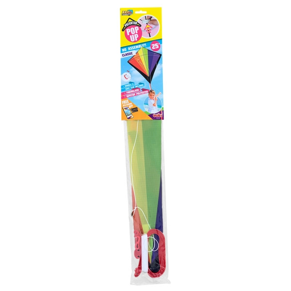 Pop Up papírsárkány Diamond Classic színes 70 cm – alternatív kép 3