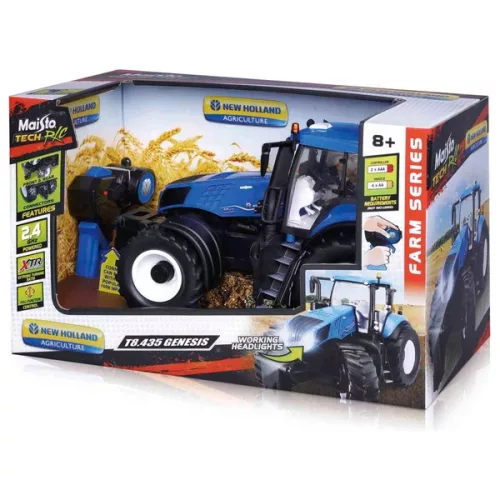 Maisto Tech RC New Holland távirányítású traktor T8.435 Genesis 1:16 kék, 3–5 év, Többszínű