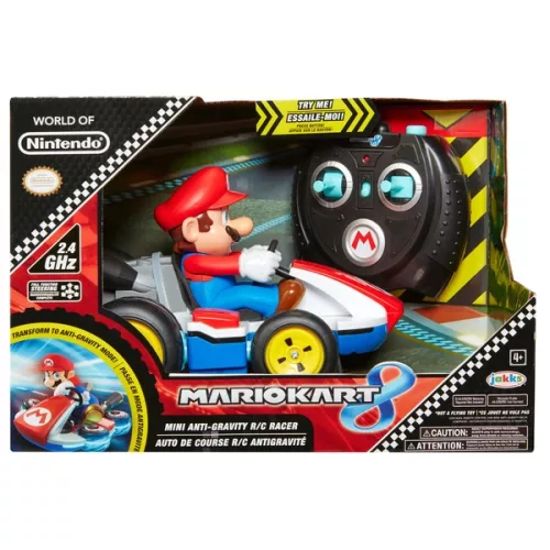 Nintendo Super Mario Kart távirányítós autó mini antigravitációs, 3–5 év, Többszínű
