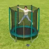 Kültéri trambulin, kerek és kompakt, hálóval, 183 cm