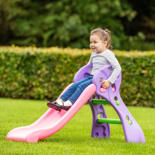 Qwikfold babacsúszda Climb'N Slide 105 cm rózsaszín – alternatív kép 1