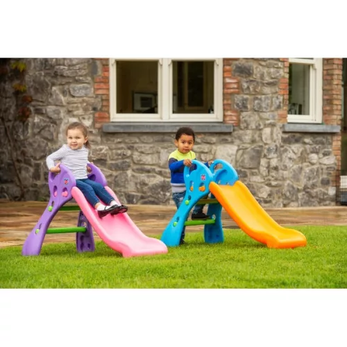 Qwikfold babacsúszda Climb'N Slide 105 cm rózsaszín