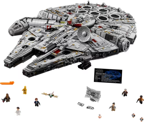 LEGO 75192 Star Wars UCS Millennium Falcon, 9–11 év, Többszínű