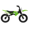 12 colos Moto X Balance futóbicikli, fekete/zöld