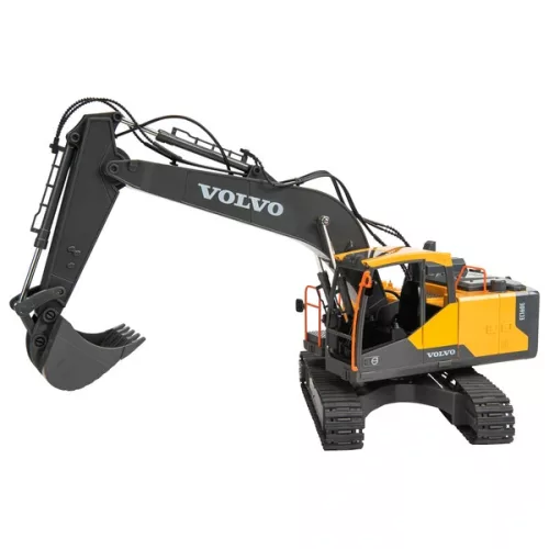 Távirányítású kotrógép Volvo EC160E 1:16 méretarányú, sárga, Többszínű