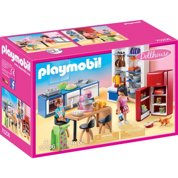 PLAYMOBIL Babaház 70206 Családi konyha – 1. kép
