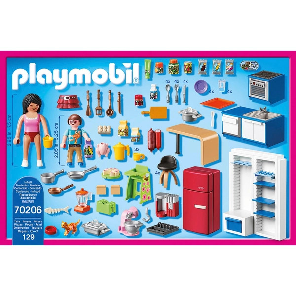 PLAYMOBIL Babaház 70206 Családi konyha – alternatív kép 3