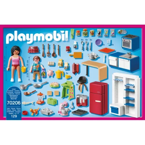 PLAYMOBIL Babaház 70206 Családi konyha