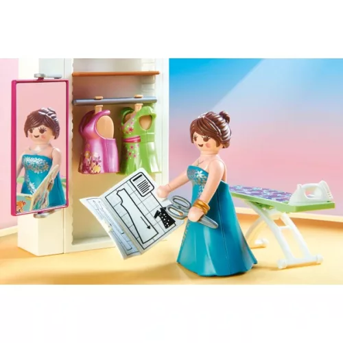 PLAYMOBIL Babaház 70208 Hálószoba varrósarokkal