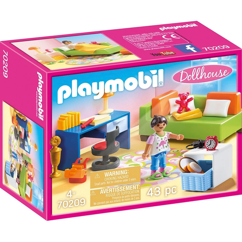 PLAYMOBIL Babaház 70209 ifjúsági szoba – fő nézet
