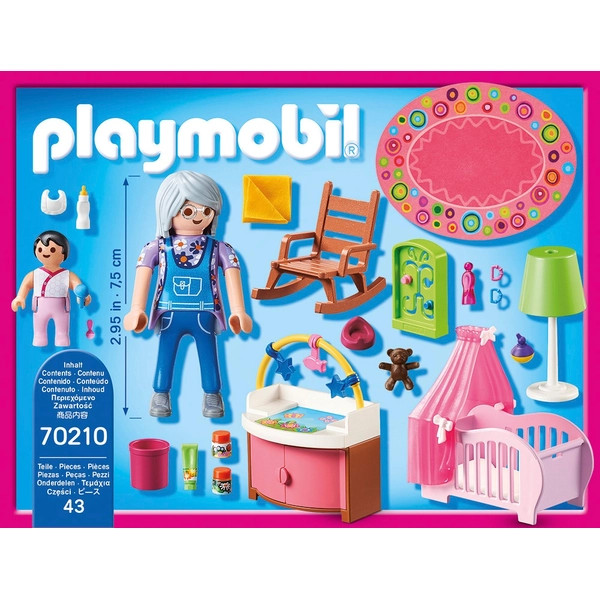 PLAYMOBIL Babaház 70210 Babaszoba – 2. kép