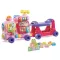VTech ABC vonat járókeret ráülős kisautóval és játszótérrel, rózsaszín, 3–5 év, Többszínű