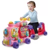 VTech ABC vonat járókeret ráülős kisautóval és játszótérrel, rózsaszín