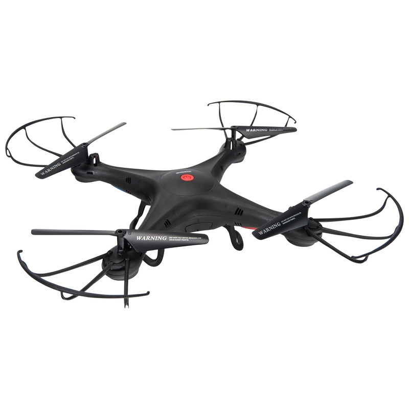 Légi Quadcopter Drón Fekete – fő nézet