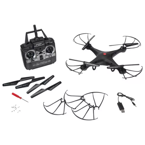 Légi Quadcopter Drón Fekete, Többszínű
