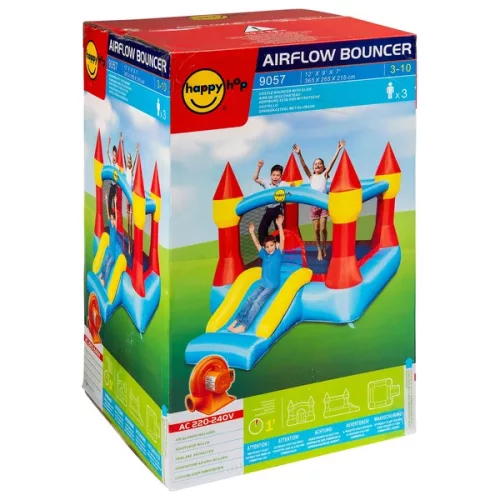 HappyHop Castle ugrálóvár csúszdával