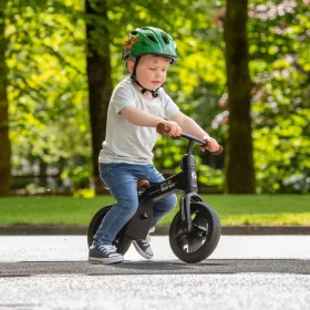 QPlay Balance Bike Tech Bike Fekete és Barna fekete/barna