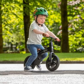 QPlay Balance Bike Tech Bike Fekete és Barna fekete/barna