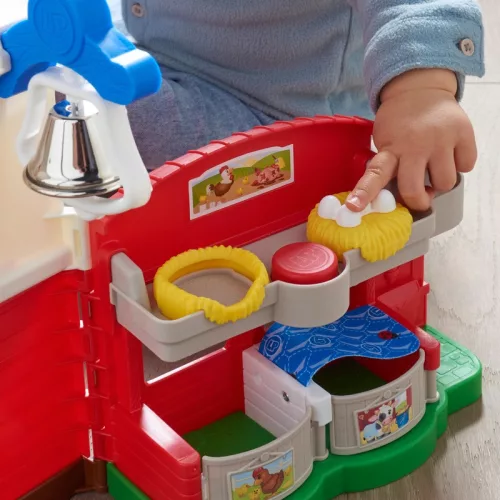 Fisher-Price Little People tanya fénnyel és hanggal (angolra állítható)