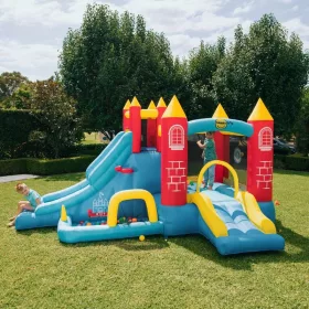   HappyHop XXL 8 az 1-ben ugrálóvár nagy csúszdával és labdamedencével