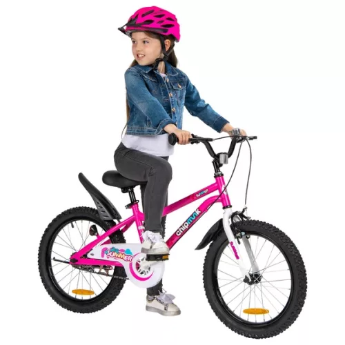 18 colos gyerekbicikli Chipmunk Summer rózsaszín