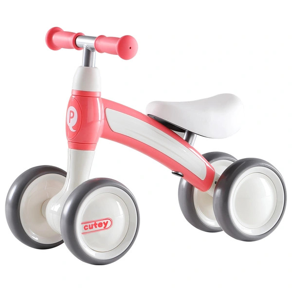 QPlay Balance Bike Cutey Balance Bike rózsaszín – alternatív kép 3