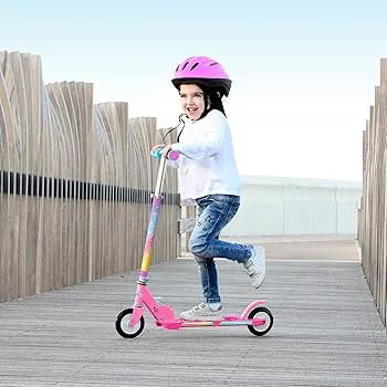 My Magical Unicorn Inline Scooter Összecsukható Roller LED Kerekekkel Rózsaszín