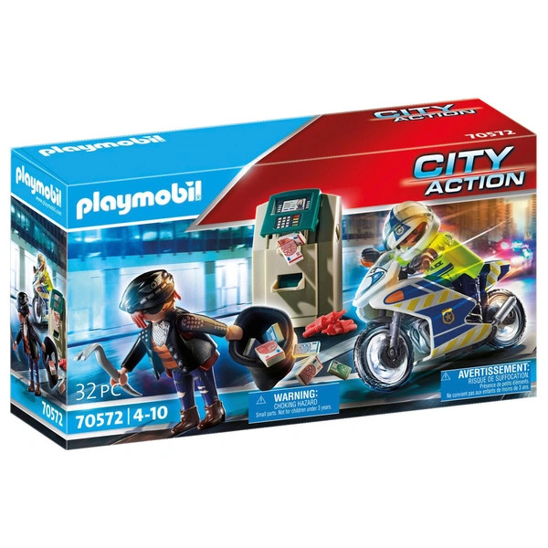 PLAYMOBIL City Action 70572 Rendőrségi motorkerékpár: A rabló üldözése – 1. kép