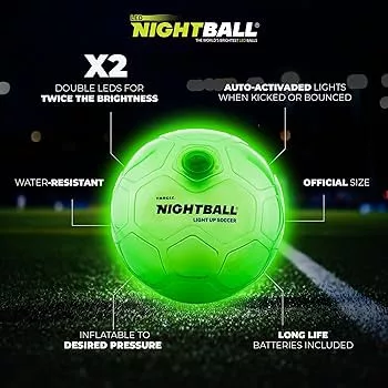 Tangle NightBall – Világító Focilabda Esti Játékhoz