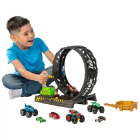  Hot Wheels Monster Trucks Epic Loop Challenge pálya 8 járművel, 1:64