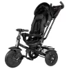 QPlay Prémium 6 az 1-ben háromkerekű és babakocsi kormánykerékkel és tetővel, fekete