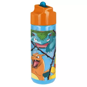 Pokémon kulacs szívószállal, kb. 540 ml