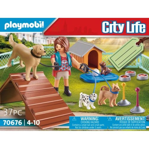 PLAYMOBIL City Life 70676 Kutyakiképző ajándékkészlet