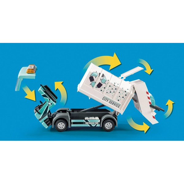 PLAYMOBIL City Life 70885 Szemetesautó villogó fénnyel – 5. kép