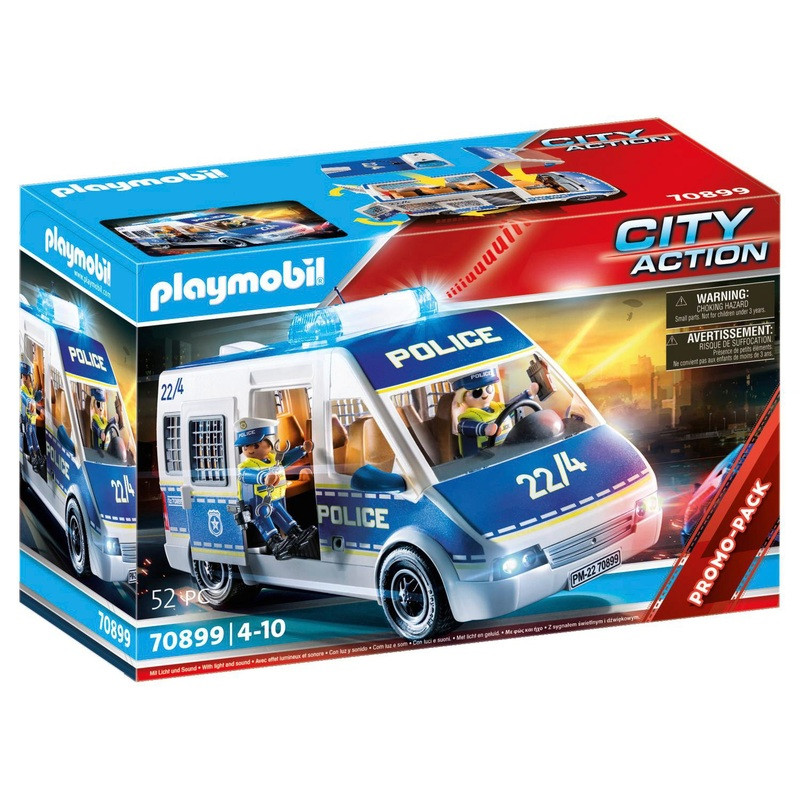PLAYMOBIL PLAYMOBIL City Action 70899 rendőrségi szállító jármű, fő nézet
