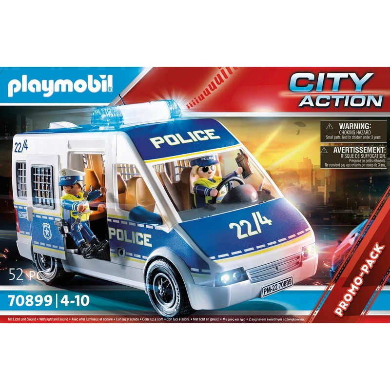 PLAYMOBIL PLAYMOBIL City Action 70899 rendőrségi szállító jármű, alternatív kép 5