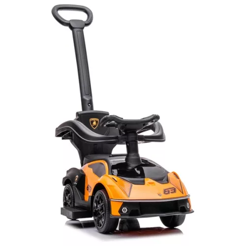 Lamborghini 63 kisautó tolókarral és hanggal, narancssárga