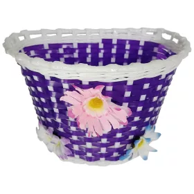 Kerékpárkosár gyerek biciklikhez, lila