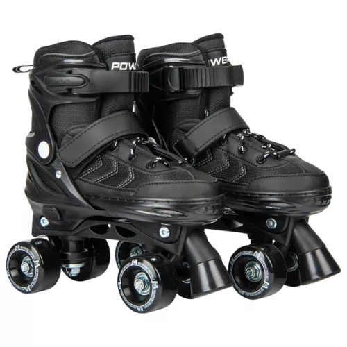 Pro Skate Verstellbare Rollschuhe Gr. 35 bis 38 schwarz, 3–5 év, Többszínű