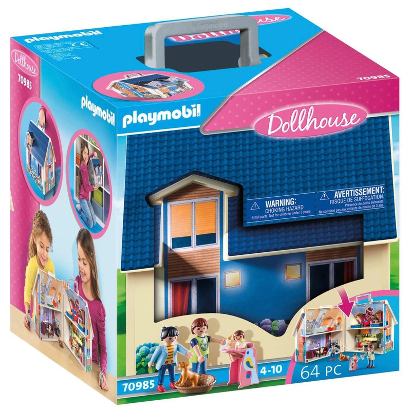 PLAYMOBIL Babaház 70985 Elvihető babaház – fő nézet