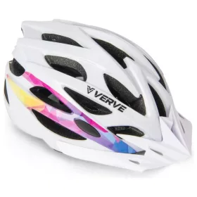 Verve kerékpáros sisak L-es méret 55-58 cm fehér