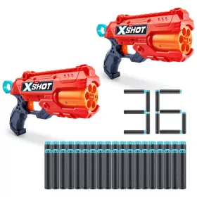   X-Shot Reflex 6 szivacslövő, 2 darabos szett 36 lövedékkel