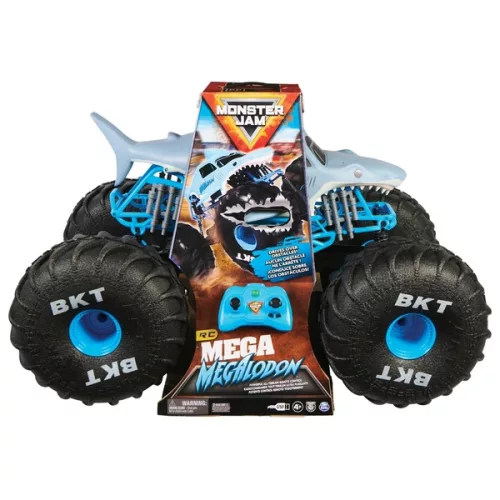 Monster Jam távirányítású kétéltű jármű MEGA Megalodon STORM 1:6, 3–5 év, Többszínű