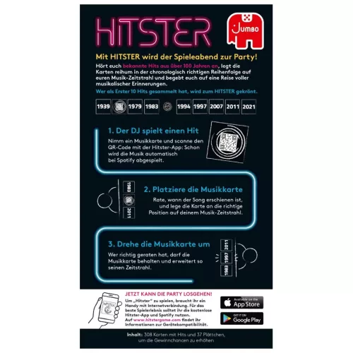 Hitster original - eredeti zenei társasjáték