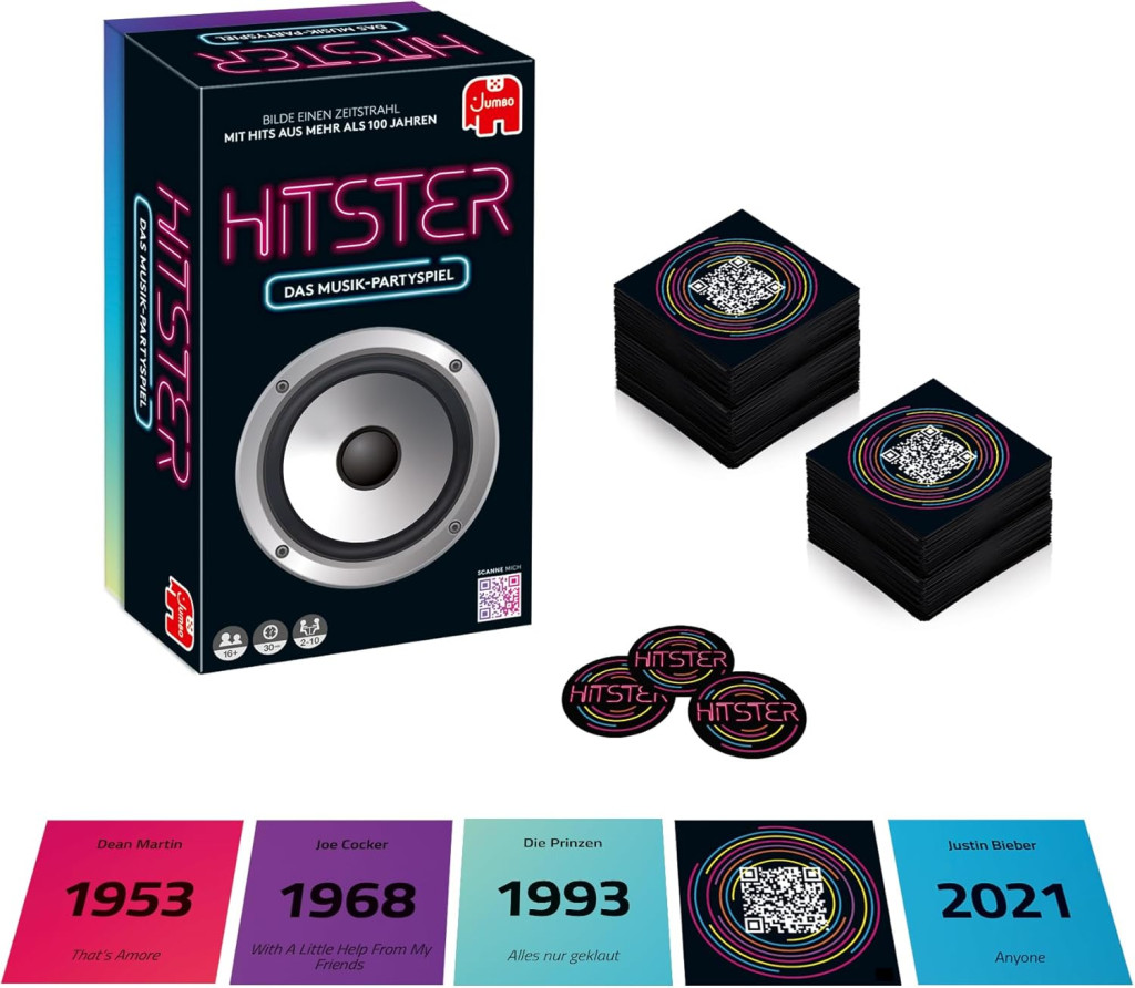 Jumbo Hitster Original zenei társasjáték, alternatív kép 6